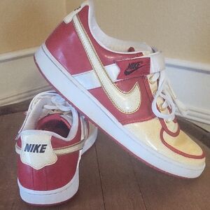 Nike Red and Yellow Sneakers